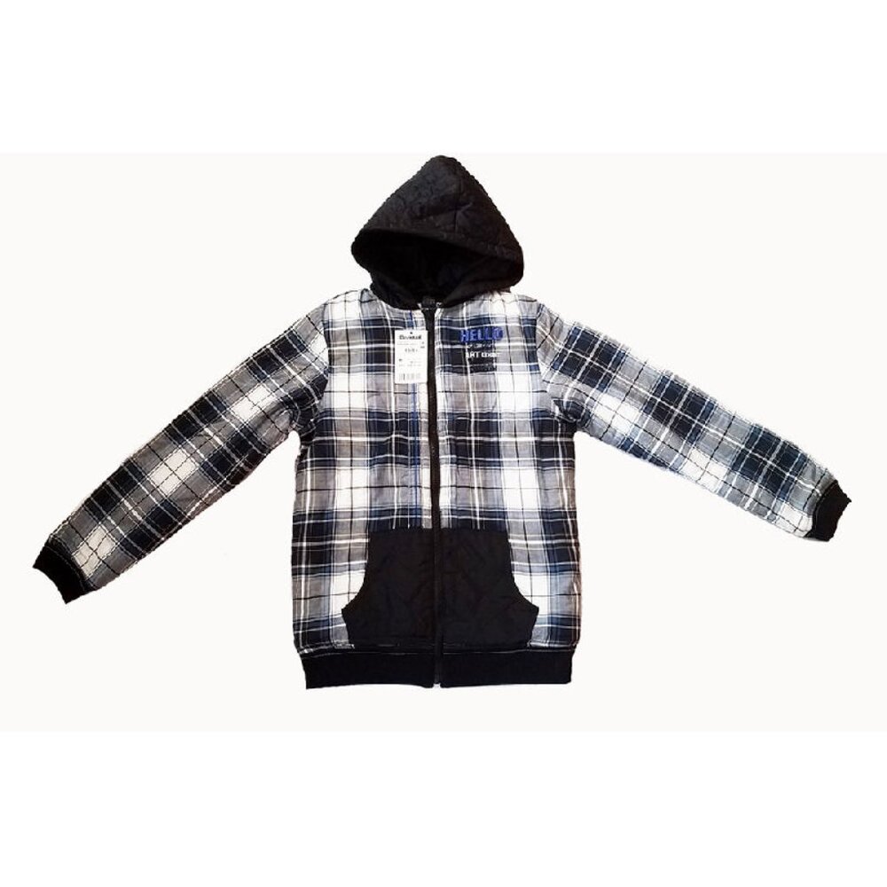 SALE! Y2K Desigual Designer Hooded Boys jacket 9/10 NWT $129 Retail Black Blue
